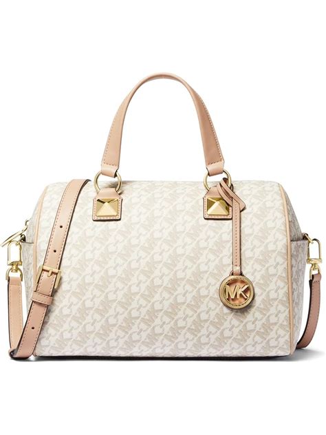 michael michael kors grayson large satchel vanilla 